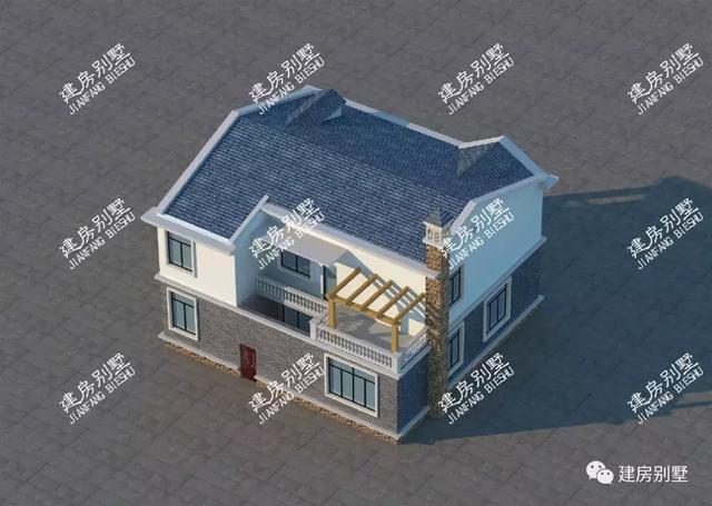 為了滿足農村生活的需要，兩棟專為農村設計的自建房設計圖