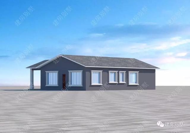 造價極其經濟的兩款一層別墅設計圖，給爸媽送禮物，沒有比這更合適的了