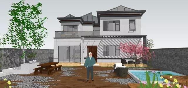 33X15米二層中式別墅設計圖，功能上面超級合理。