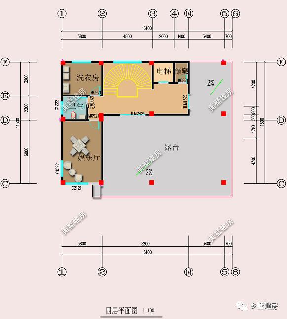 四層農村自建別墅設計圖，外觀造型簡約大氣，外觀造型覺得令你贊嘆不覺。