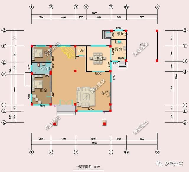 四層農村自建別墅設計圖，外觀造型簡約大氣，外觀造型覺得令你贊嘆不覺。