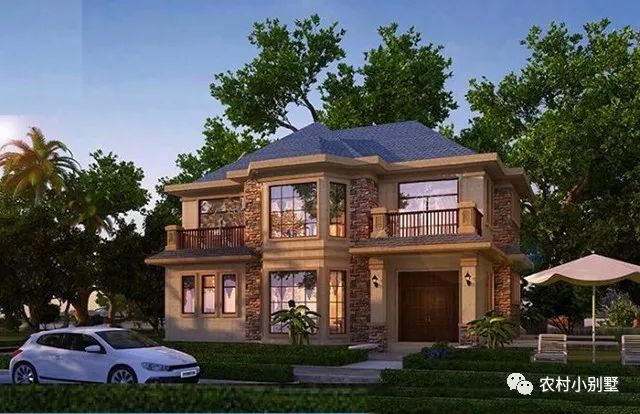 12.3x9米二層小別墅設計圖，附多張建好的實拍圖，爆款