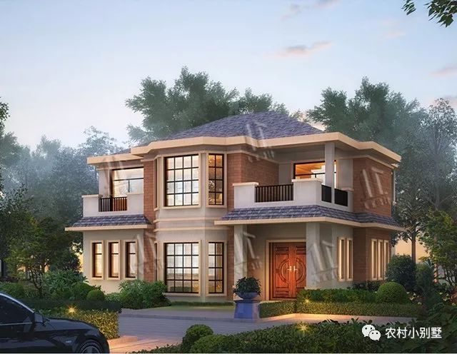 12.3x9米二層小別墅設計圖，附多張建好的實拍圖，爆款