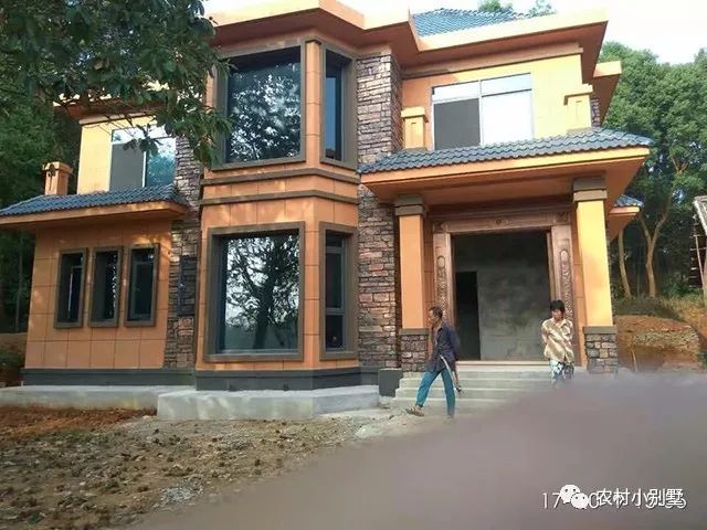 12.3x9米二層小別墅設計圖，附多張建好的實拍圖，爆款