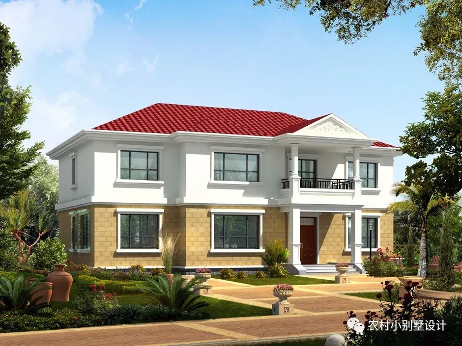 15款2026年接地氣的農(nóng)村二層房屋效果圖，可定制全套圖紙