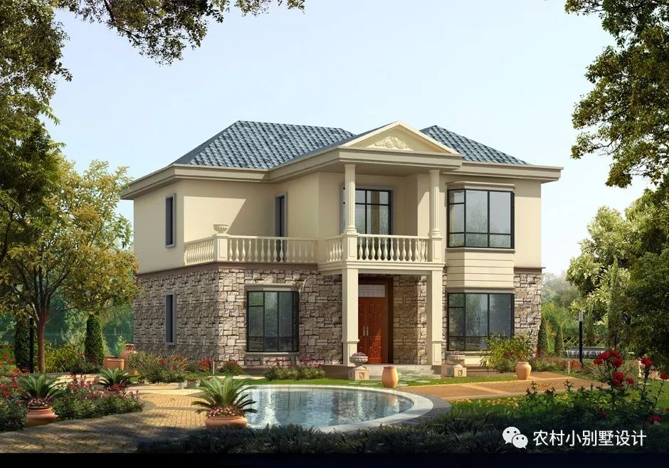 15款2026年接地氣的農(nóng)村二層房屋效果圖，可定制全套圖紙