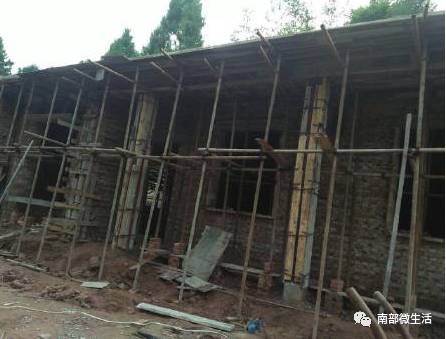 農村小伙自建一層小別墅過程全直播，自建房的可以看看哦