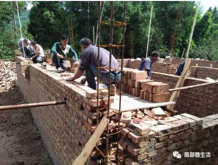 農村小伙自建一層小別墅過程全直播，自建房的可以看看哦