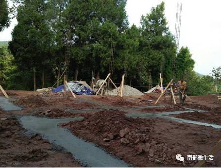 農村小伙自建一層小別墅過程全直播，自建房的可以看看哦