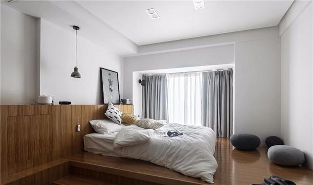 三居室裝修的簡約風格，設計非常大氣，大包11萬。