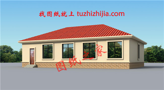 鄉(xiāng)村一層房屋設(shè)計(jì)圖,養(yǎng)老還是一層好