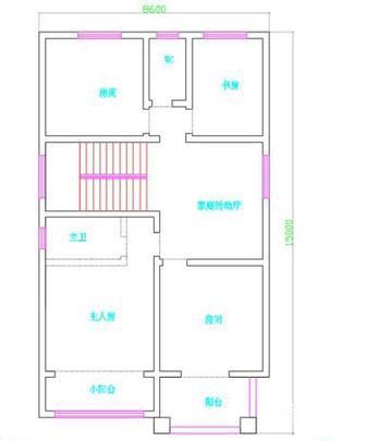 占地面積129㎡的三層別墅設計圖，帶堂屋，既漂亮又實用。
