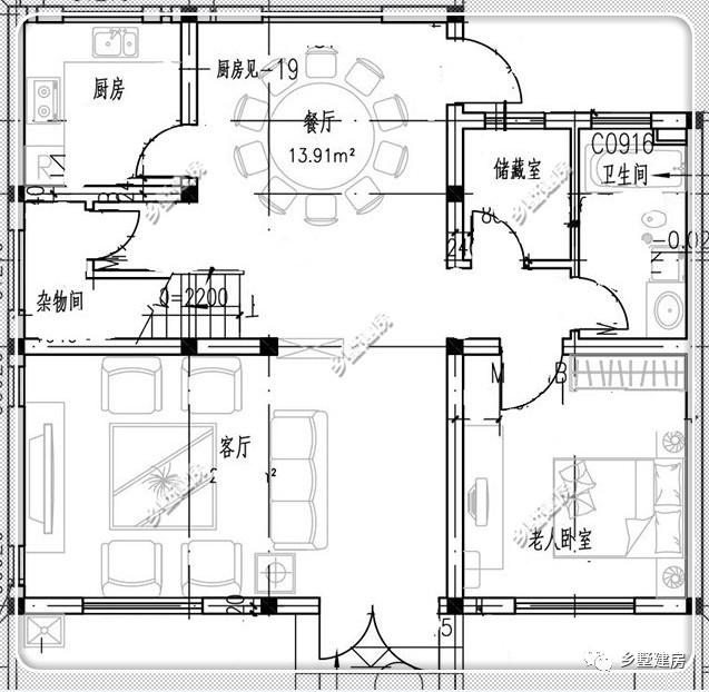 兩棟二層別墅設計圖，都是簡約風格，二十萬以內的別墅！