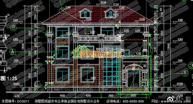 占地166平的三層別墅設計圖，豪華大氣，有氣場。