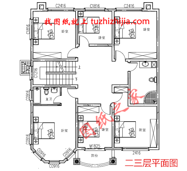農村四層別墅設計圖紙及效果圖，整體氣派細節處卻精雕細琢