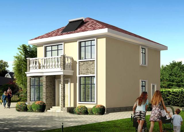 六棟占地面積小的二層農村自建房，簡單實用，功能超全。