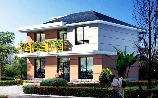 六棟占地面積小的二層農村自建房，簡單實用，功能超全。