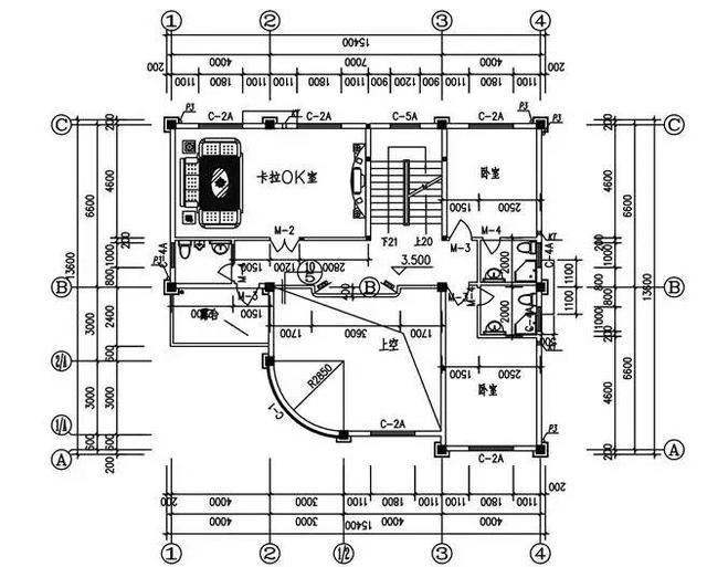 15×14米三層高檔別墅設計圖，帶地下室，美觀大氣，漂亮耐看。