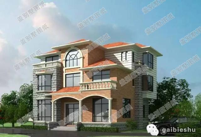 兩款三層別墅設(shè)計圖，奢華大氣，一款是獨特美觀的拱形走廊，一款是帶有車庫，一起來看看！