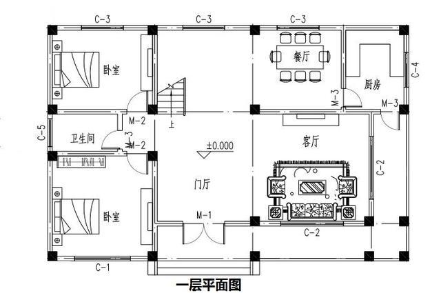 15×10米二層農村小別墅設計圖，漂亮實用，造價25萬。