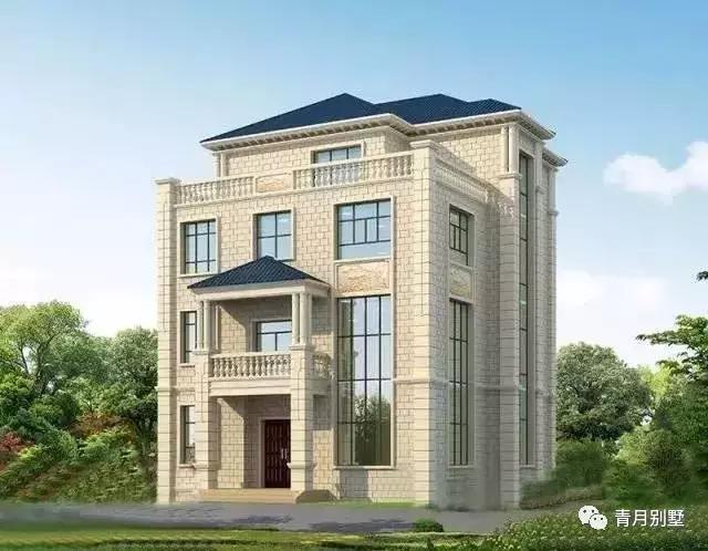 四層農村小戶型別墅設計圖，各種功能布局齊全，適用于家庭成員較多的戶主。