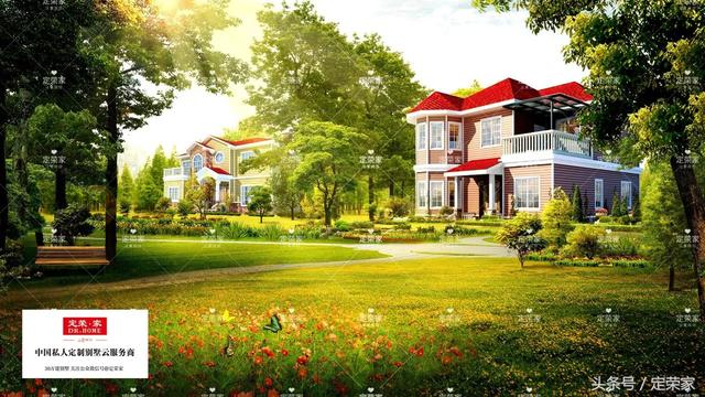 304.5平米的三層歐式別墅設計圖，簡潔明亮，高端大氣，適合在農村建！