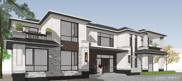 兩棟兩層簡歐別墅設計圖，帶酒窖+土灶+鍋爐房，居住使用功能非常齊全，非常適合北方居住。