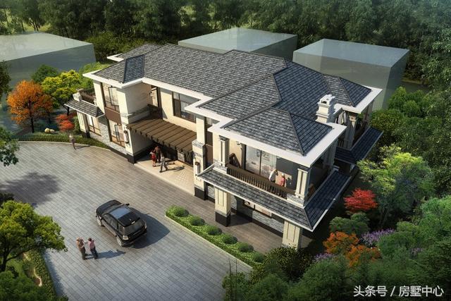 兩棟兩層簡歐別墅設計圖，帶酒窖+土灶+鍋爐房，居住使用功能非常齊全，非常適合北方居住。