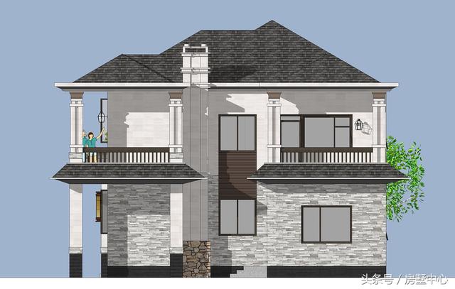 兩棟兩層簡歐別墅設計圖，帶酒窖+土灶+鍋爐房，居住使用功能非常齊全，非常適合北方居住。