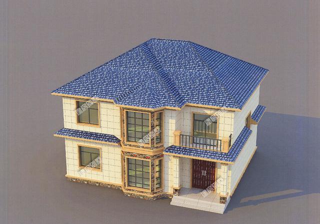 三款小戶型農村二層別墅，三種不同建筑風格，最低主體造價18萬。