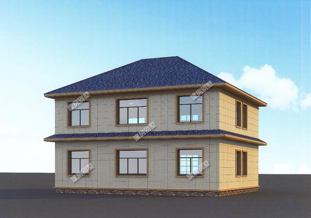 三款小戶型農村二層別墅，三種不同建筑風格，最低主體造價18萬。