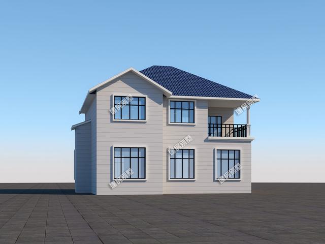 三款小戶型農村二層別墅，三種不同建筑風格，最低主體造價18萬。