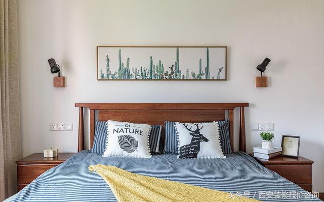 三室兩廳簡歐風裝修，老婆花6萬半包給裝修公司，最后效果超贊，很溫馨。