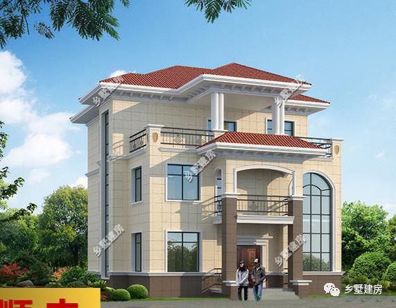 兩棟12X13米農村三層小別墅設計圖，氣派又實用，真的美出新高度。