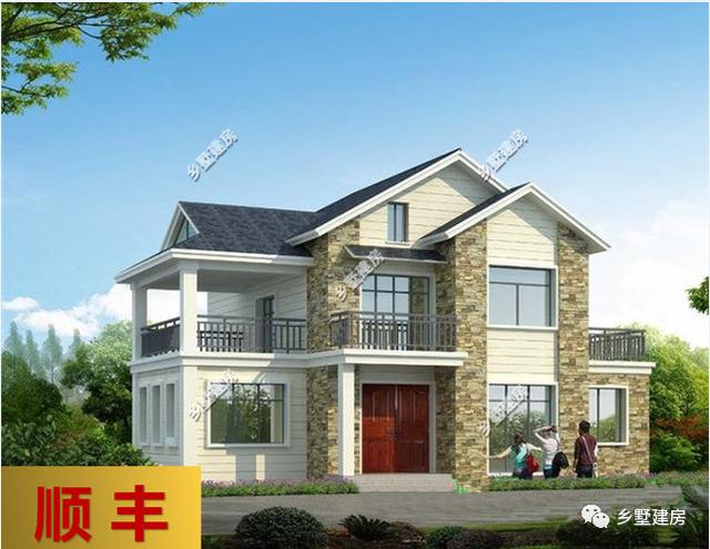 兩款農(nóng)村二層自建房，精致、漂亮，布局合理，造價才30萬，心動不如行動！