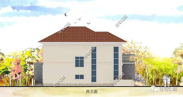 14.1X15.8米農村二層自建房，帶車庫，造價不高，實用才是關鍵。