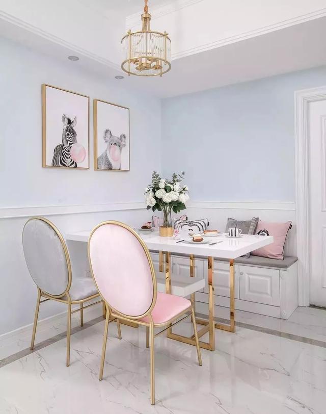 99㎡清新優(yōu)雅的法式風(fēng)裝修，同時又充滿著滿滿的少女心！