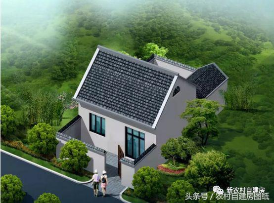 兩棟鄉村小戶型別墅設計圖，不僅造價低、戶型布局合理，而且顏值上也絲毫沒有打折扣。