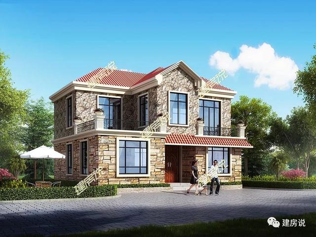 兩款100平農村自建房別墅設計圖，建房可以做個參考