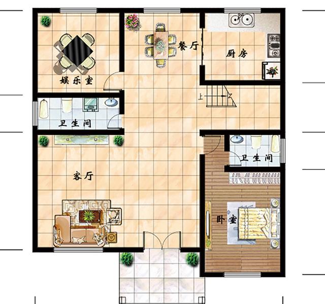 推薦幾款別墅設計圖，建房子不求高，不求豪華，但求適合自己就好