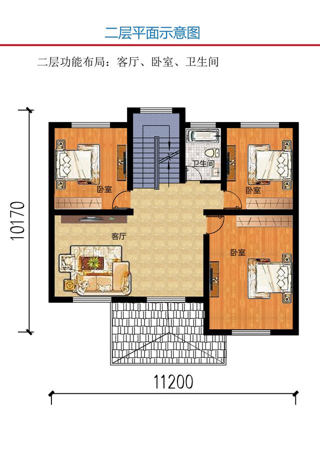 宅基地小就建高一些，今日推薦130平方米四層農村自建別墅設計圖