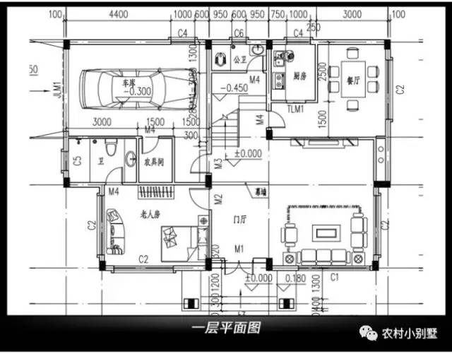 13.5x11米三層新農村徽派住宅設計圖，含效果圖
