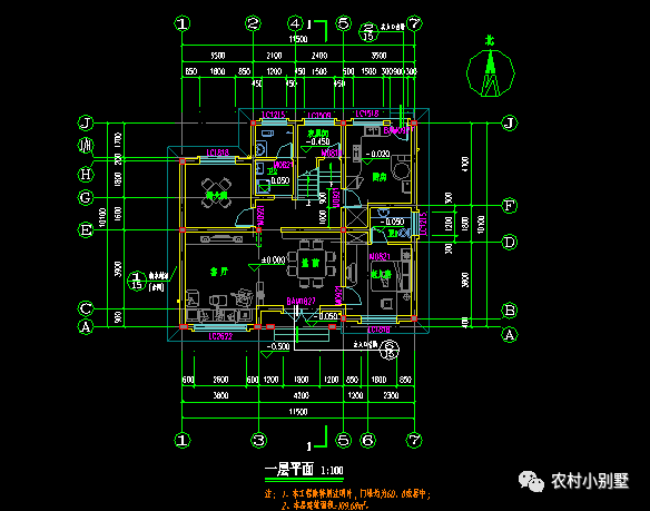 11.5x10米三層農村自建房屋設計圖，附完工實拍圖