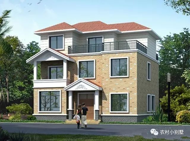 11.5x10米三層農村自建房屋設計圖，附完工實拍圖