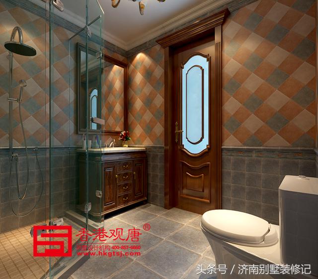 美式致雅大華紫郡300平別墅裝修美式風(fēng)格演繹，恢弘大氣，不失典雅