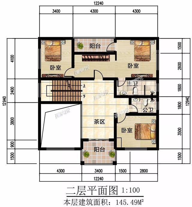 三層新中式別墅設計圖，實用性好，完全符合自身的居住要求