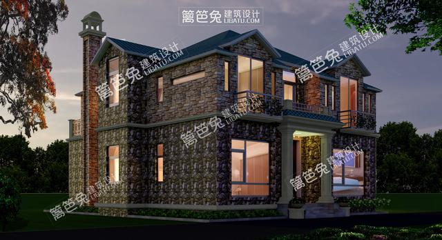 10.8米X13米兩層別墅設(shè)計(jì)圖，實(shí)用且美觀大氣，北方再適合不過的戶型