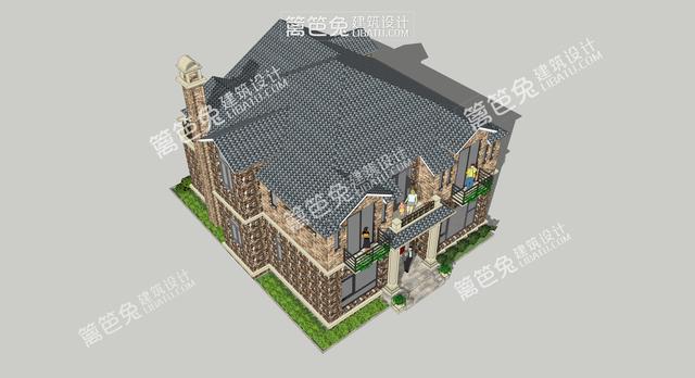 10.8米X13米兩層別墅設(shè)計(jì)圖，實(shí)用且美觀大氣，北方再適合不過的戶型