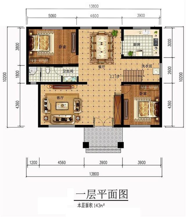二層華麗別墅設計圖，外觀大氣豪華，內部空間布局合理，家里人口眾多的可以參考！