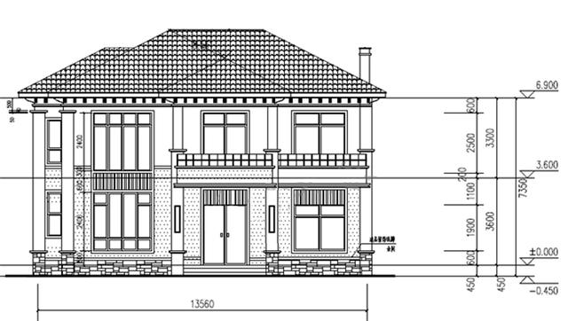 二層華麗別墅設計圖，外觀大氣豪華，內部空間布局合理，家里人口眾多的可以參考！